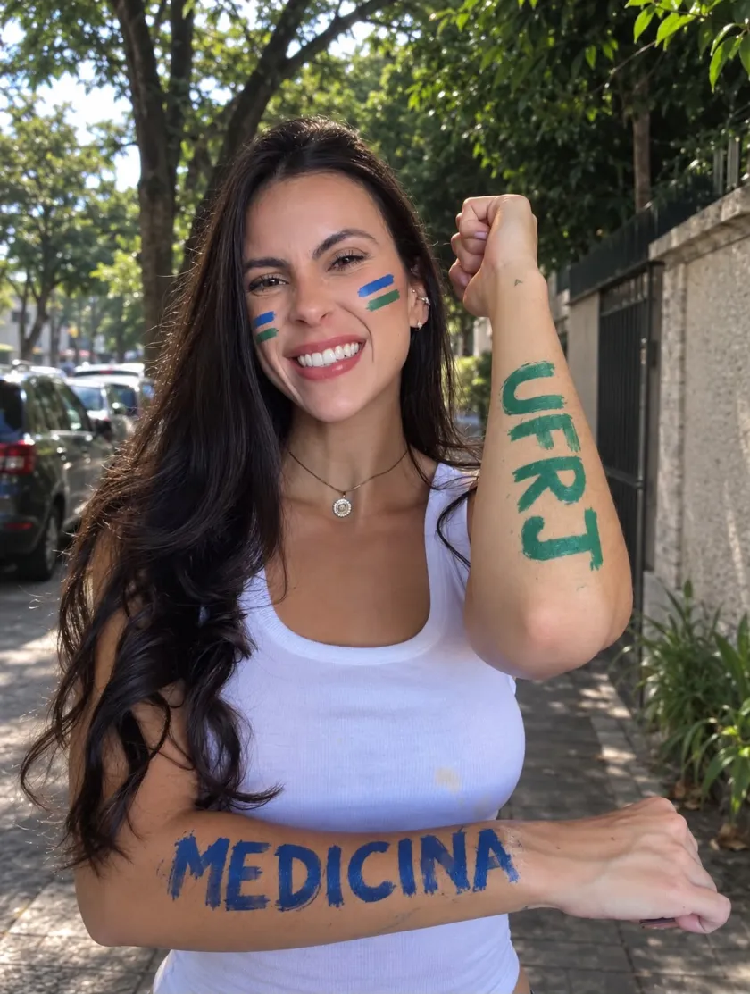 Duda Farage, maior nota do ENEM 2024